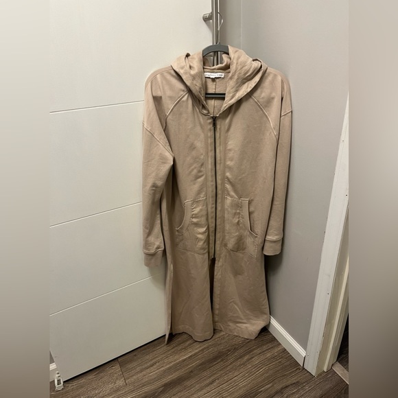 Young Fabulous & Broke Tops - YOUNG FABULOUS BROKE YFB Beige Soft Maxi Robe Coverup Dress Size Medium